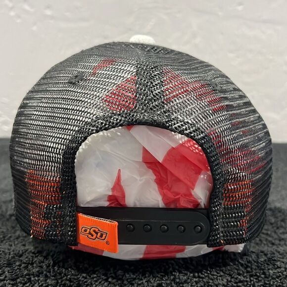 🔥🏈 OKLAHOMA STATE COWBOYS Mesh Back Snapback HAT - OSFA - PERFECT!!! - Picture 6 of 11